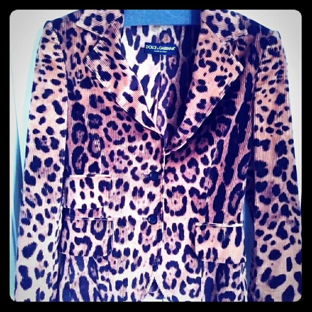 Leopard Blazer made by Dolce Gabbana